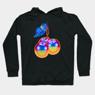 Aesthetic Chrome Cherries Hoodie